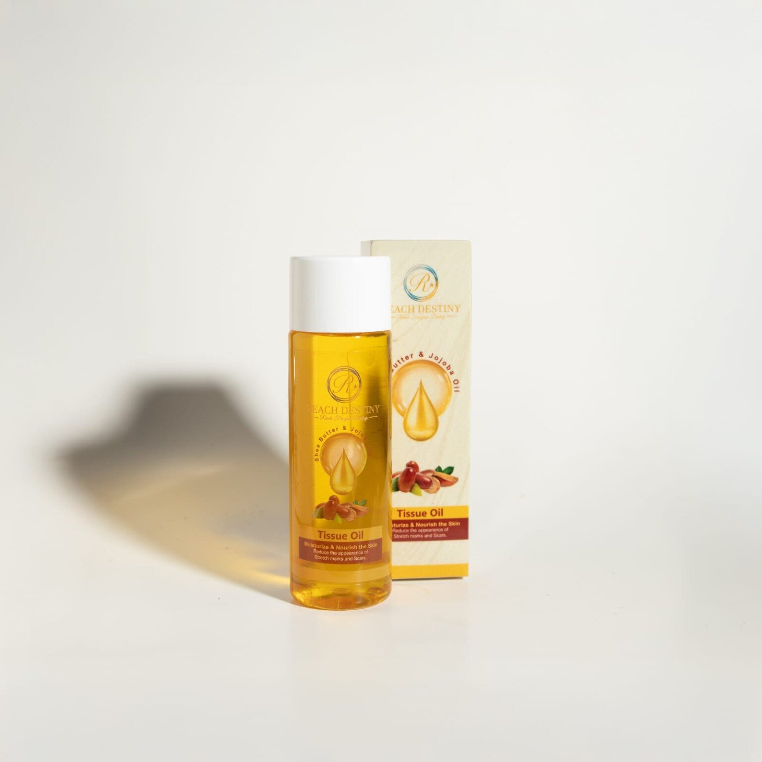 Clean skincare product photograph