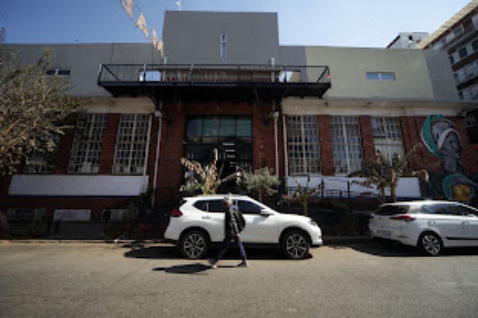 Exterior of the photography studio on Albrecht Street